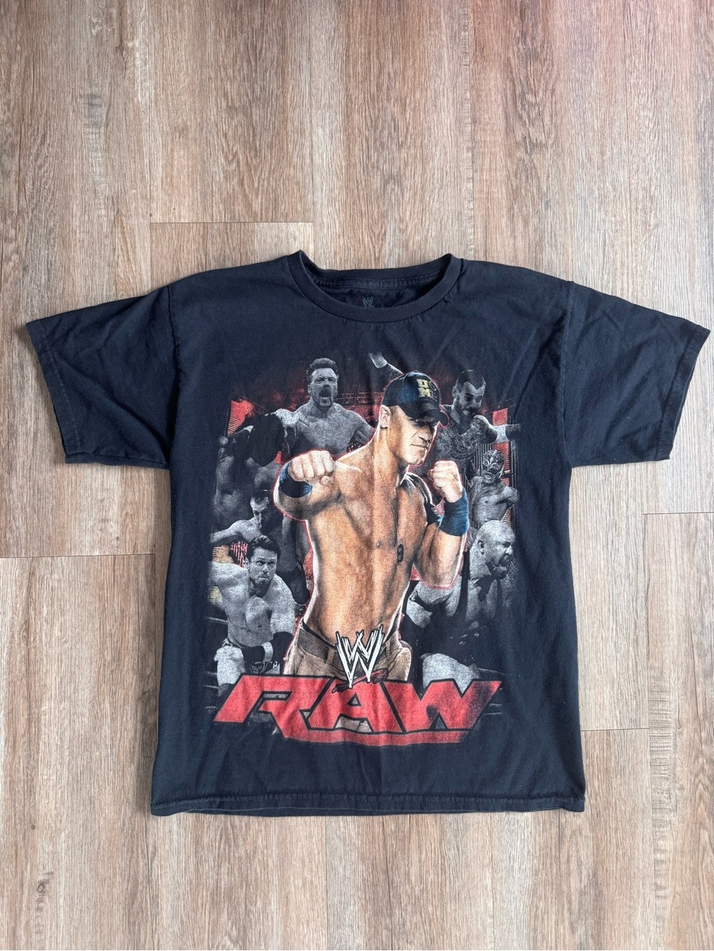 WWE RAW John Cena CM Punk Rey Mysterio T-Shirt